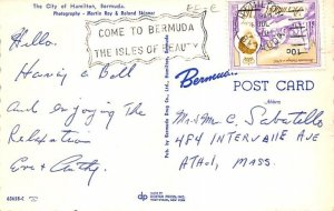 City of Hamilton Bermuda Postcard