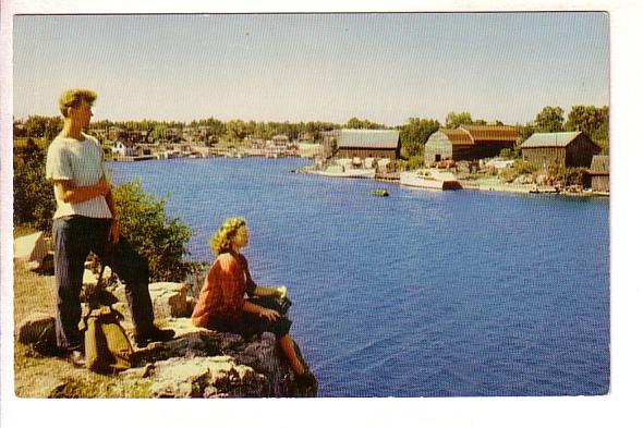 Looking over Harbor, Bruce Peninsula, Ontario, The Book Room