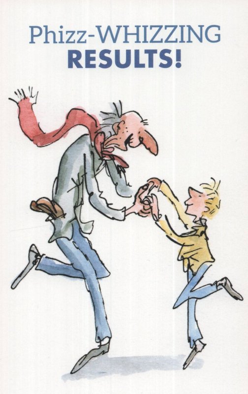 Roald Dahl Charlie & The Great Glass Elevator Phizz Whizzing Postcard