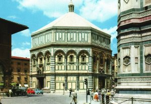 Postcard The Baptistery of St. John Firenze Religious Building Florence Italy