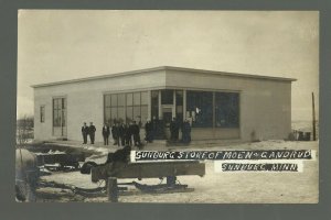 Sunburg MINNESOTA RP c1910 GENERAL STORE Moen & Gandrud nr Willmar New London