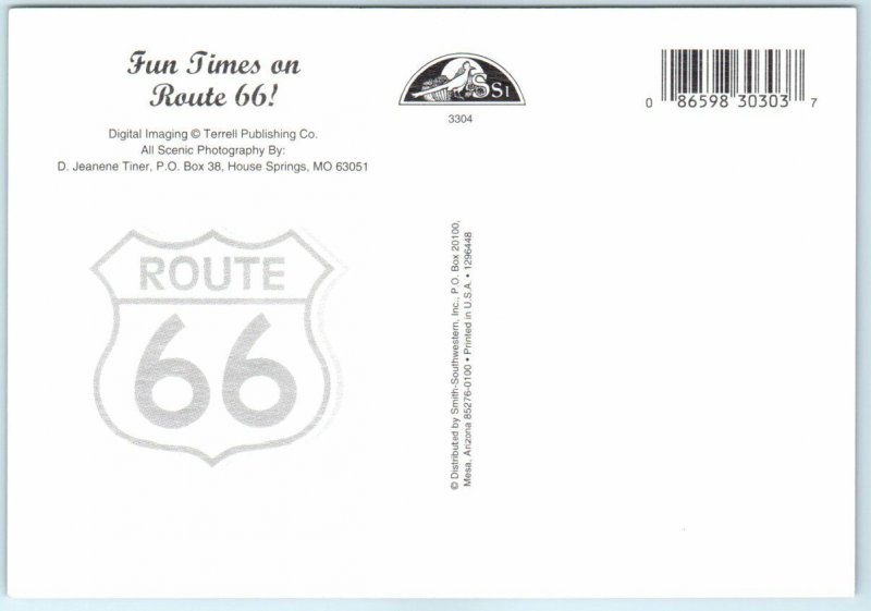 Postcard - Route 66 - Arizona