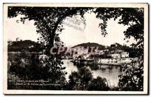 Old Postcard St Jean Cap Ferrat The Port and the Pointe Sainte Hospice
