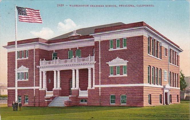 California Petaluma Washington Grammar School