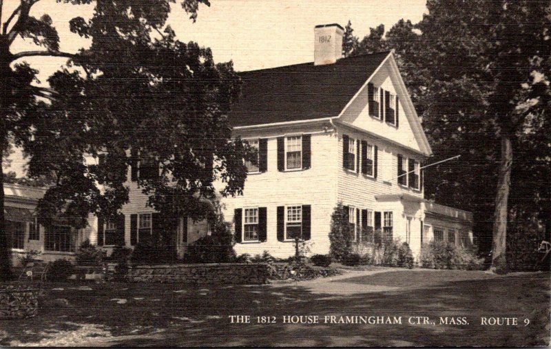 Massachusetts Framingham Center The 1812 House Restaurant