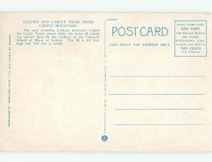 W-Border RUSTIC SCENE Castle Mountain Colorado CO hk3842