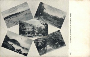 Manchester-by-the-Sea Massachusetts MA Multi-View c1910 Vintage Postcard