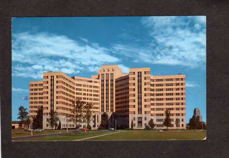 NY VA Veterans Hospital Veteran's Albany New York Postcard Administration PC