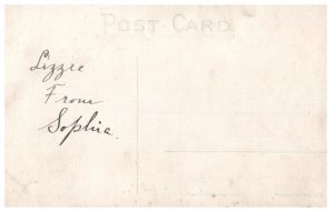 Vintage Christmas Angel Praying by Snowy Tree  Postcard