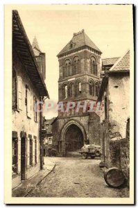 Old Postcard The Toledo Auvergne Salers The Church