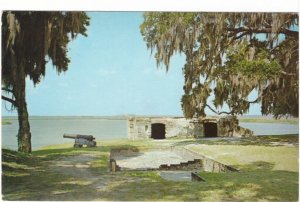 Fort Frederica National Monument, St Simons Island, Georgia, Vintage Postcard