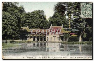 Old Postcard Park of Versailles Petit Trianon House Queen