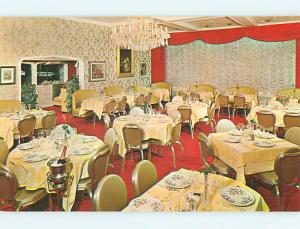 Unused Pre-1980 MANGAM'S CHATEAU RESTAURANT Lyons Illinois IL v7086@