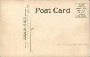 Brunswick Maine ME Main St. Bicycle c1910s Postcard