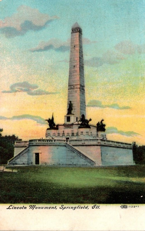 Illinois Springfield The Lincoln Monument 1909