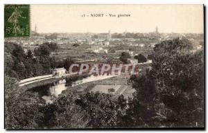 Niort Old Postcard General view