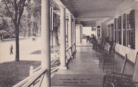 Massachusetts Stockbridge Veranda Red Lion Inn