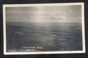 RPPC LEWISTON MILL IDAHO BIRDSEYE VIEW VINTAGE REAL PHOTO POSTCARD