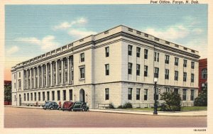 Vintage Postcard Post Office Building Hostoeic Landmark Fargo North Dakota ND