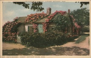 Nantucket Island Mass MA 'Sconset Castle Bandbox Marshall Gardiner Vintage PC