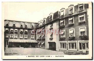 Postcard Old Bayeux Hotel Lion D Or