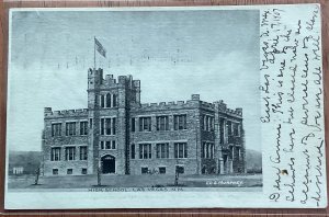 High School East Las Vegas NM PM 4/17/1907 Territorial LB