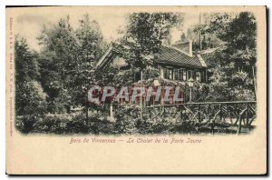 Old Postcard Bois de Vincennes The Yellow Door Chalet