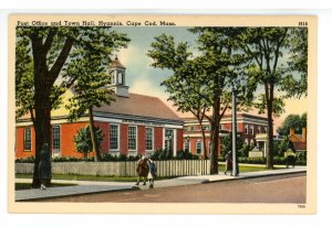 MA - Cape Cod, Hyannis. Town Office Building & Post Office