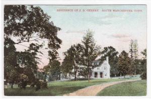 Cheney Home South Manchester Connecticut 1910c postcard