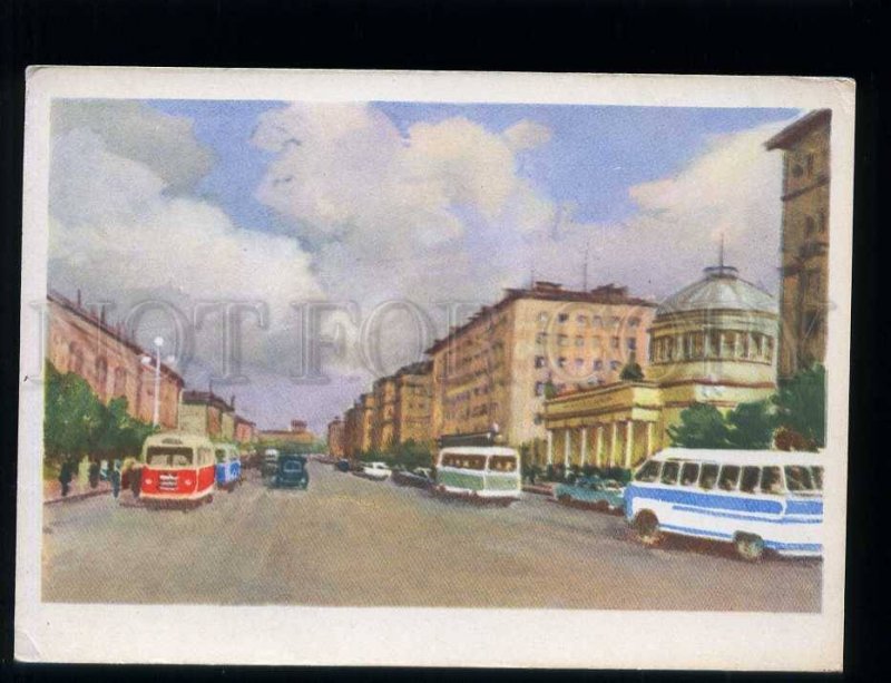 212390 RUS Djakov Avtovo Leningrad Prospect Strikes postcard