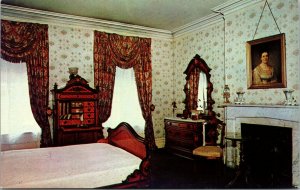 Vtg Theodore Roosevelt Birthplace Bedroom Born New York City NY Postcard