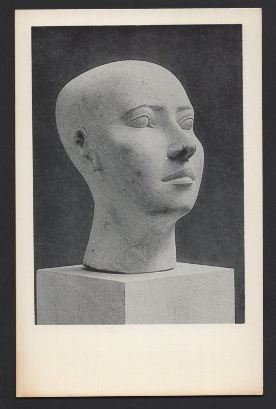 MA Boston HEAD OF PRINCESS Limestone lV Egyptian Museum Fine Arts Non Postcard