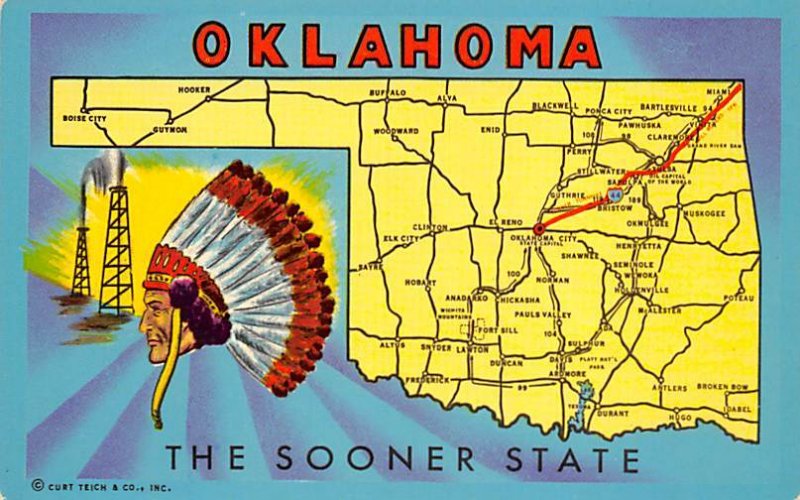 Oklahoma USA Unused 