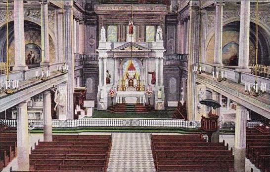 Interior Of Saint Louis Cathedral New Orleans Louisiana