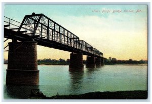 c1910s Union Pacific Bridge Scene Omaha Nebraska NE Unposted Vintage Postcard