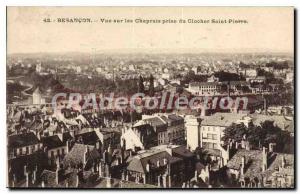 Old Postcard Besancon View On Chaprais Jack Du Clocher Saint Pierre