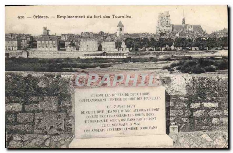 Old Postcard Orleans location very Turrets