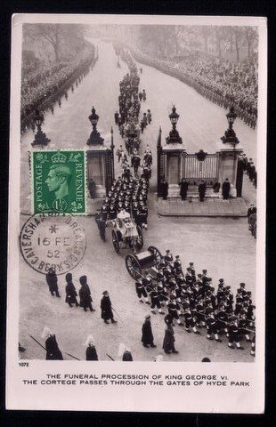 1952 Great Britain Sc #239 Funeral Procession /King George VI Sta...