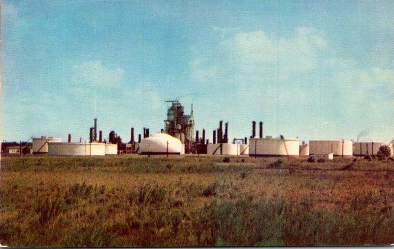 Texas Oil Refinery In The West