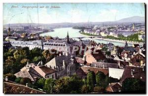 Old Postcard Basel Burgerspital put St Johann