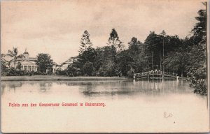 Indonesia Java Buitenzorg Paleis Gouverneur Generaal Vintage Postcard C056