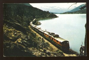 Skagway, Alaska/AK Postcard, White Pass & Yukon Railway/RR, Lake Bennett, 1975!