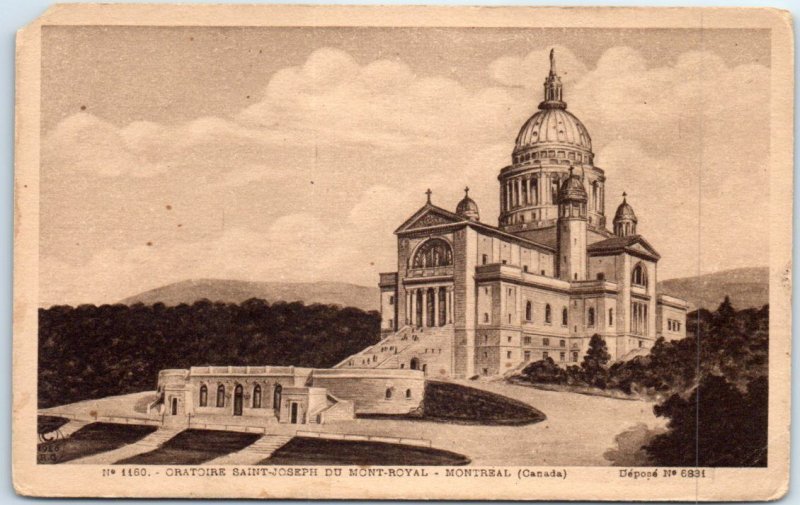 Postcard - Saint Joseph's Oratory of Mount Royal, Montreal, Quebec, Canada