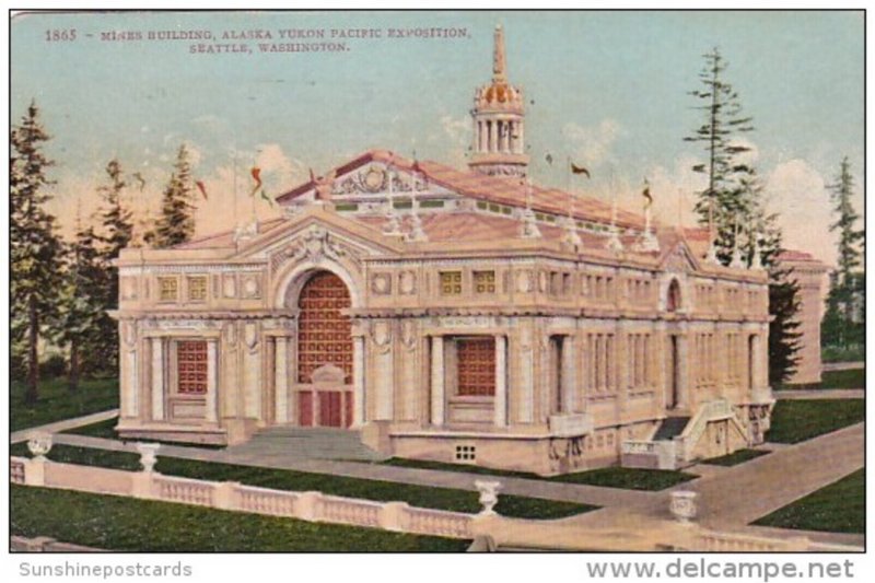 Mines Building Alaska-Yukon-Pacific Expo Seattle Washington 1909