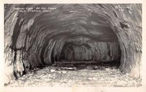 Old Station California Subway Cave Hat Creek Real Photo Antique Postcard K62454