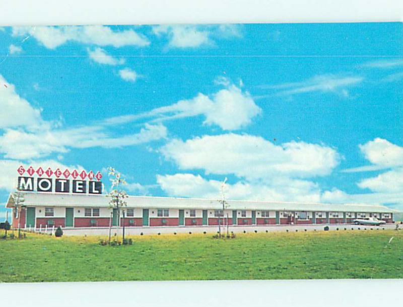 Pre-1980 STATE LINE MOTEL Hagerstown Maryland MD M4878