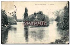 Old Postcard Bois de Boulogne upper Lake