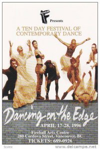 Dancing on the Edge Festival, Vancouver, British Columbia, Canada, 1996