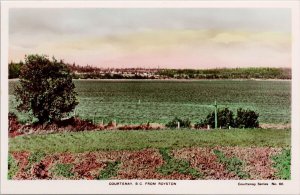 Courtenay BC from Royston Vancouver Island Camera Products RPPC Postcard H60
