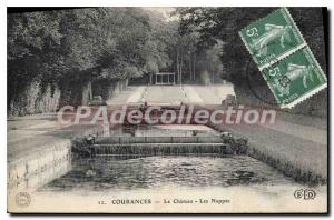 Postcard Old Courances Le Chateau Tablecloths